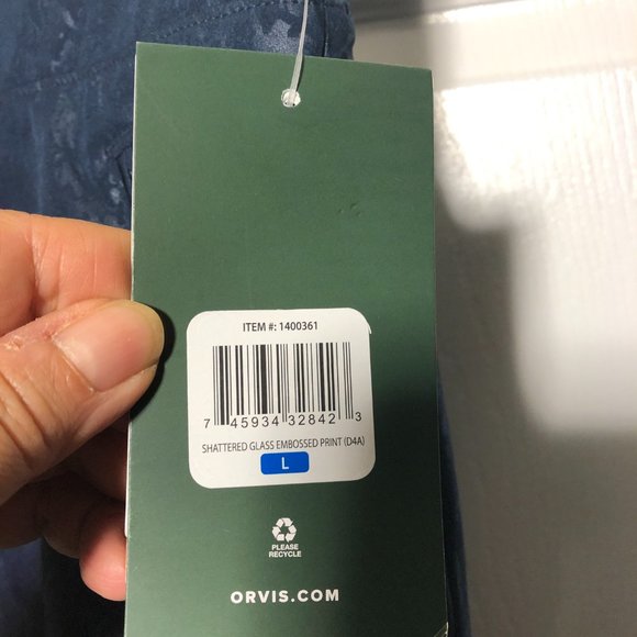 Orvis Travel comfy blue stretch Skort, NWT, L - Picture 6 of 14